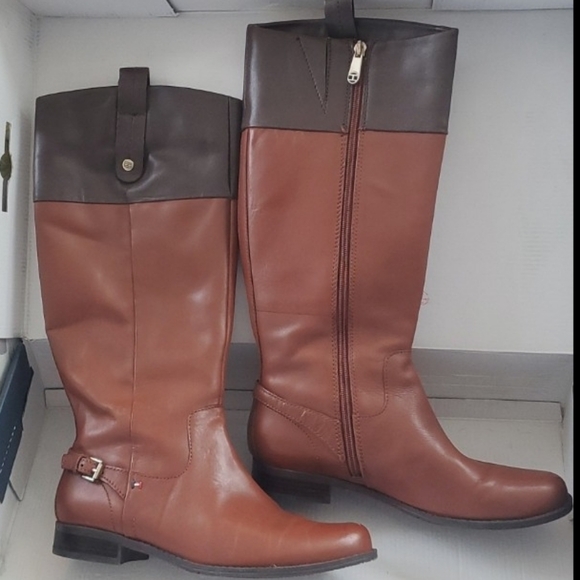 "Tommy Hilfiger Hamden" Boots Tan & Brown, Size 8.5M - Picture 4 of 15